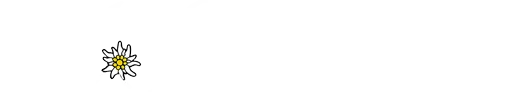 alpen style logo white landscape