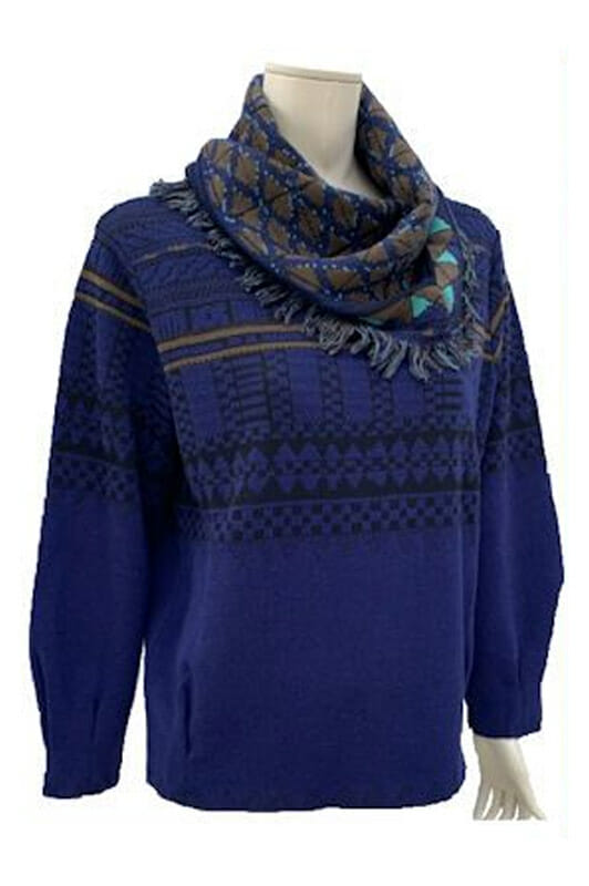 aldomartins 8195 samer knit pullover in blue or cream b