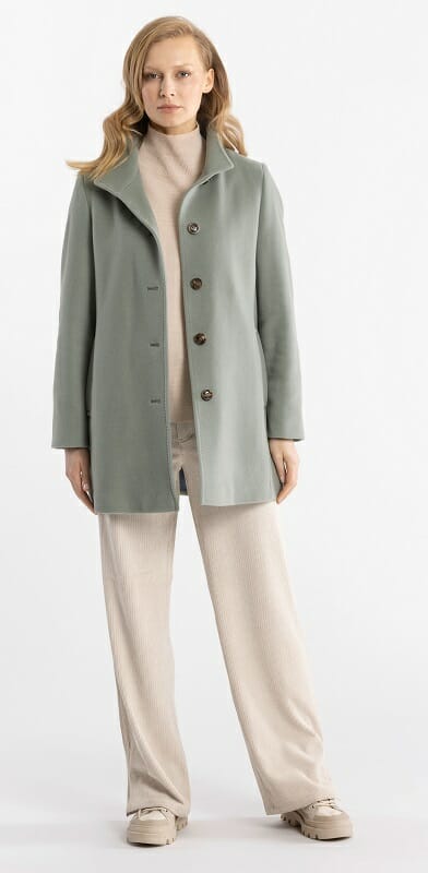 Long Wool Coat - Multi-color