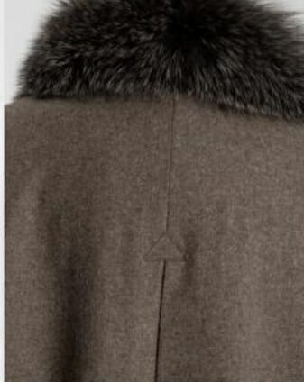 Schneiders Jamie12795 Double Ted, Jamie Black Fox Fur Hooded Pocket Coat