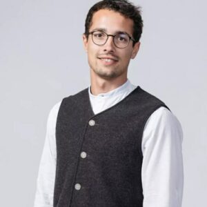 Geiger 68314 Boiled Wool Vest in CHARCOAL 50 AlpenStyle Classic