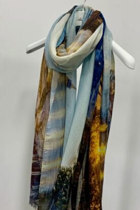 Rome scarf Multi OS tied