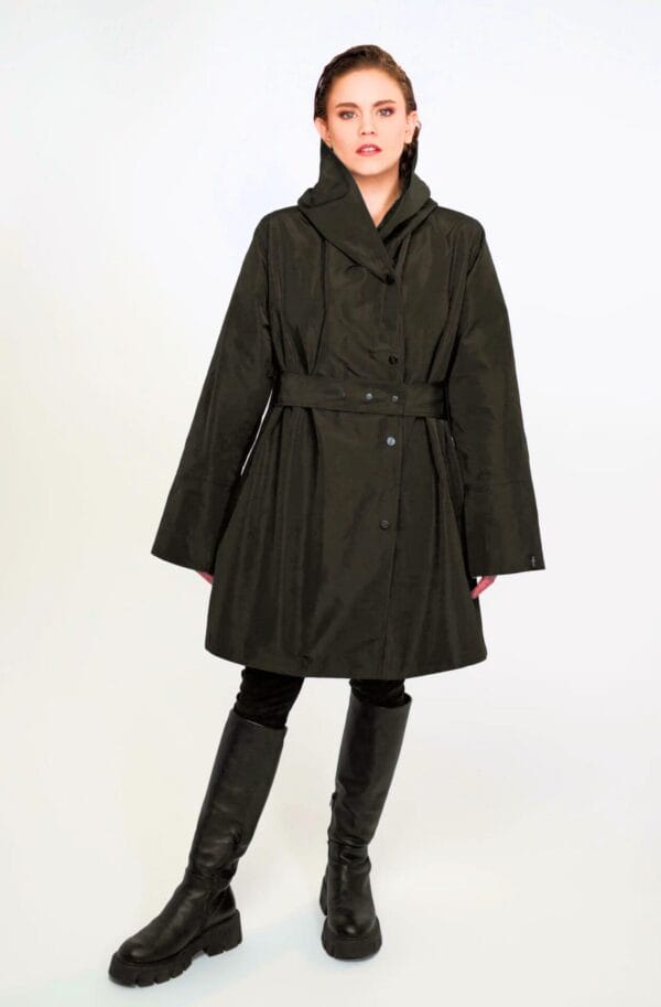 Raffauf Abelie 1121 belted front OLV Raffauf Abelie 1121 belted front OLV