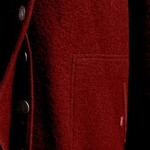 Geiger 65510 button placket PurPur Brick Red 521 Geiger 65510 button placket PurPur Brick Red 521