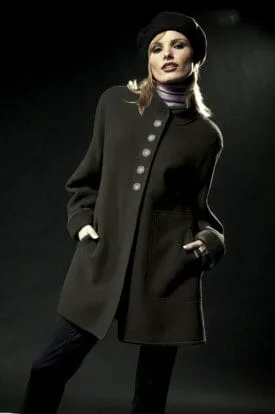 Geiger 65510 Classic Boiled Wool Jacket in Loden GRN 105