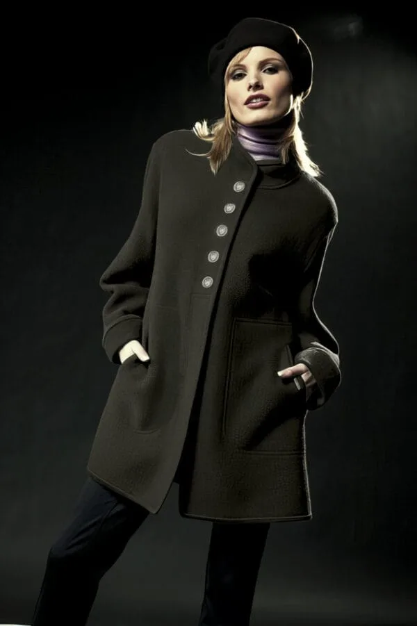 Geiger 65510 Classic Boiled Wool Jacket in Loden GRN 105