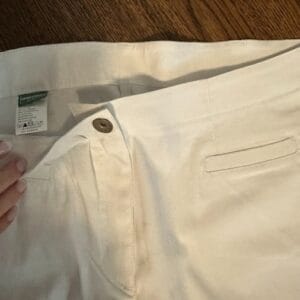 Geiger 821 pants white waistband