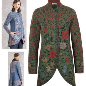 IVKO 82509 ROYAL Long Jacket lg combo 450 Green